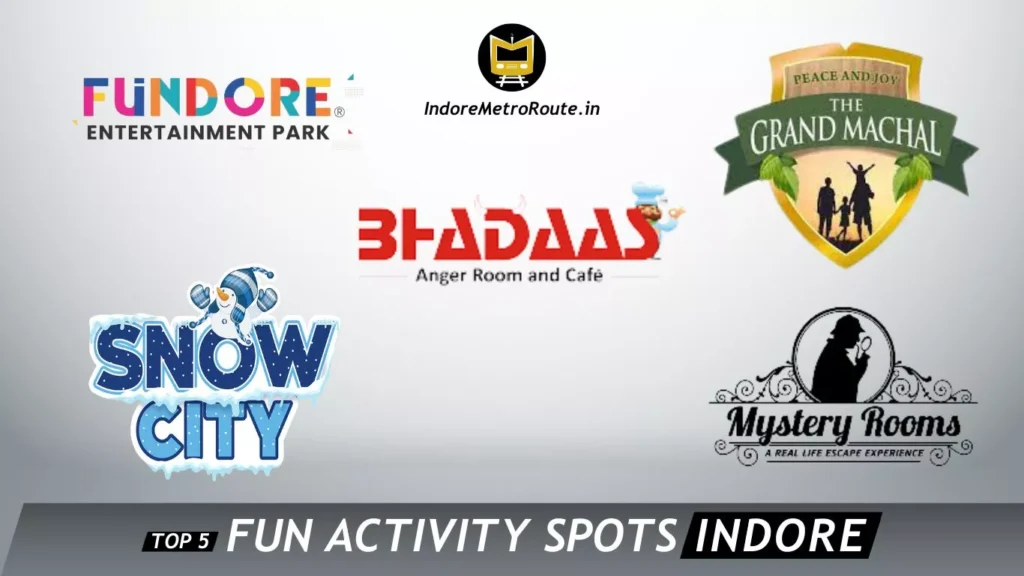 Top 5 best fun activity spots in Indore